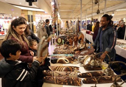 Senegal’in el yapımı ürünleri Gaziantep’te