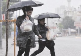 Serin ve yağışlı hava geliyor