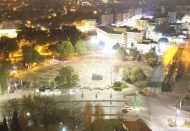 Sessiz yeni yıl havadan görüntülendi