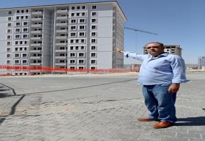 Seyrantepe’de bin 700 konutun inşaat çalışmaları sürüyor
