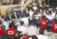 Sezonu yemekle açtılar