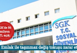 SGK'de 56 milyon TL açık: Milli Emlak ile taşınmaz değiş tokuşu zarar ettirdi