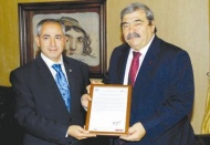 SGK’dan Sanko’ya plaket