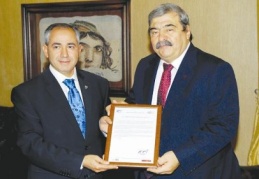 SGK’dan Sanko’ya plaket