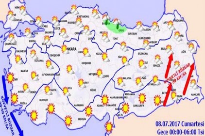 Sıcaklık doğu kesimlerde de azalacak