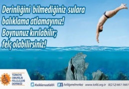 Sığ sulara balıklama atlamaktan her yıl 500 kişi felç oluyor