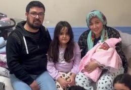 Sığındığı GASKİ tesislerinde doğurdu