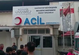 Sığındığı hastane koridorunda ayağından vuruldu