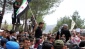 Sığınmacılatr Esed’I protesto etti