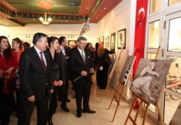 Sığınmaevi’ndeki kadınlar sergi açtı
