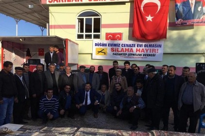 &#8220;Silaha hayır&#8221; kampanyası başlattılar