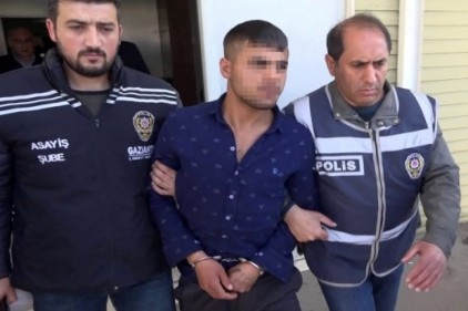 Silahlı gaspçı güvenlik kameralarına yakalandı 