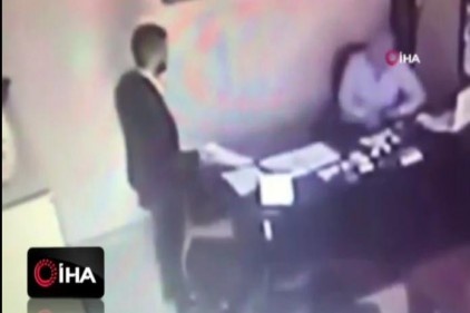 Silahlı kavga güvenlik kamerasında!