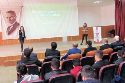 Sınav kaygısı ile baş etmenin yolları anlatıldı