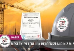Sınav ve belgelendirme yapma yetkisi verildi