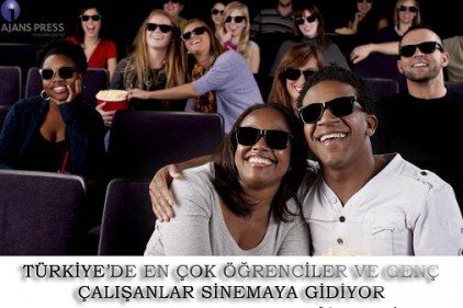 Sinemaya en sık çok 16 yaş üstü öğrenciler ve genç çalışanlar gidiyor