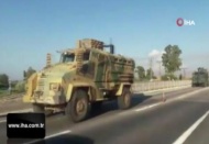 Sınır hattına 50 araçlık askeri sevkiyat