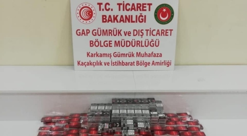 Sınır kapısında 1320 paket kaçak sigara ele geçirildi
