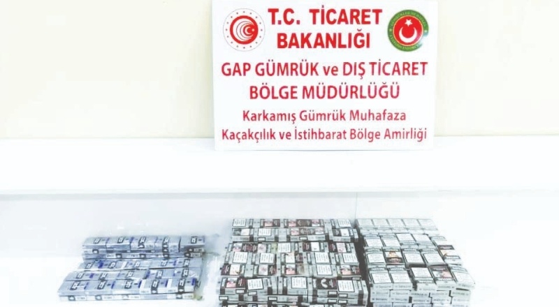Sınır kapısında 710 paket kaçak sigara ele geçirildi