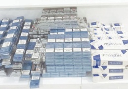 Sınır kapısında 770 paket kaçak sigara ele geçirildi