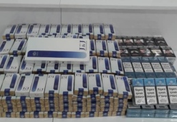 Sınır kapısında 800 paket kaçak sigara ele geçirildi