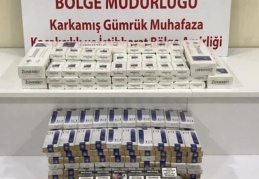 Sınır kapısında 910 paket kaçak sigara ele geçirildi