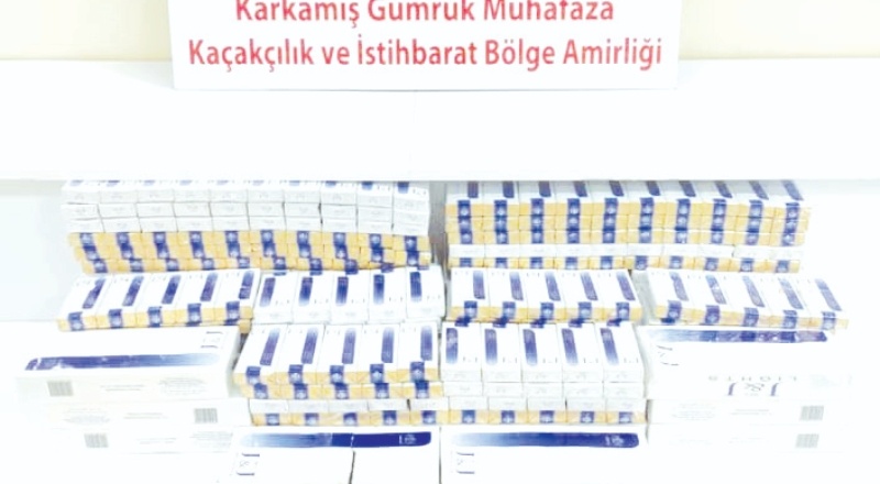 Sınır kapısında bin 250 paket kaçak sigara ele geçirildi