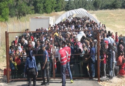 Sınır kapısında izdiham