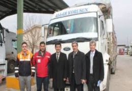 Sınıra, 10 bin kahvaltılık kumanya kolisi gönderildi