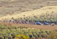 Sınırda kaçakçı grubuna müdahale
