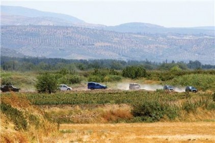 Sınırda yine kaçakçılar vardı