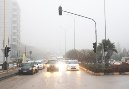 Sis, ilçelerde de etkili oluyor