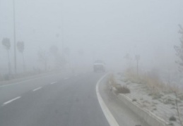 Sisli hava sıkıntı yarattı