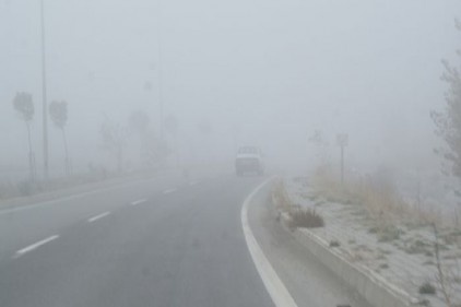 Sisli hava sıkıntı yarattı