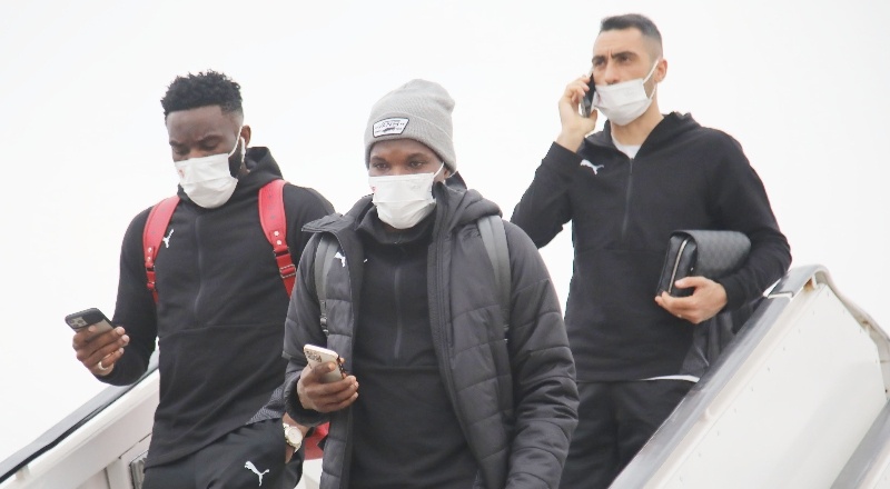 Sivasspor kafilesi Gaziantep’e ulaştı