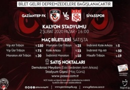 Sivasspor maçı biletlerinin satışı sürüyor