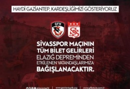 Sivasspor maçının geliri depremzedelere bağışlanacak