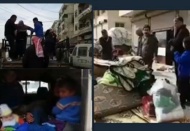 Siviller Afrin kent merkezine gidiyor 