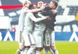 Siyah-beyazlılar, yüzde 60.80’lik topla oynama ortalaması yakaladı