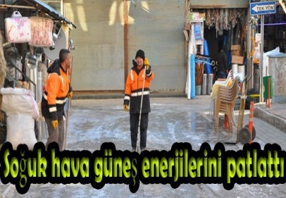 Soğuk hava güneş enerjilerini patlattı