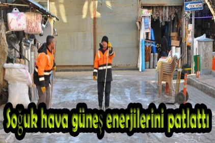 Soğuk hava güneş enerjilerini patlattı