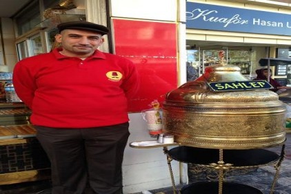 Soğuk havada sahlep için 