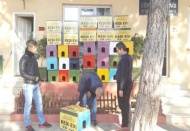 Soğuk kış günlerinde kediler unutulmadı