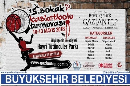 Sokak Basketbolu Turnuvası&#8217;nın başvuruları başladı