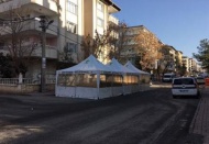 Sokakta taziye uygulaması kent halkını rahatsız ediyor