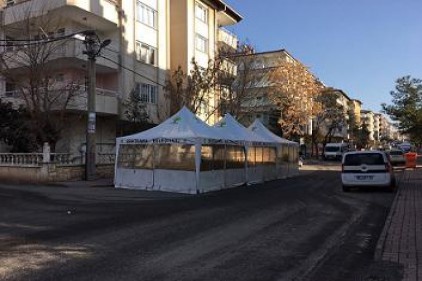 Sokakta taziye uygulaması kent halkını rahatsız ediyor