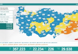 Son 24 saatte 22 bin 234 vaka, 226 ölüm
