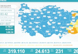 Son 24 saatte 24 bin 613 vaka, 231 ölüm