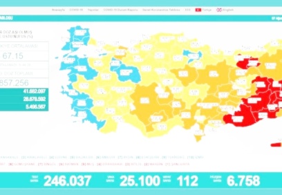 Son 24 saatte 25 bin 100 vaka, 112 ölüm