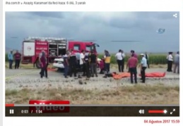 Karaman’da feci kaza: 6 ölü, 3 yaralı